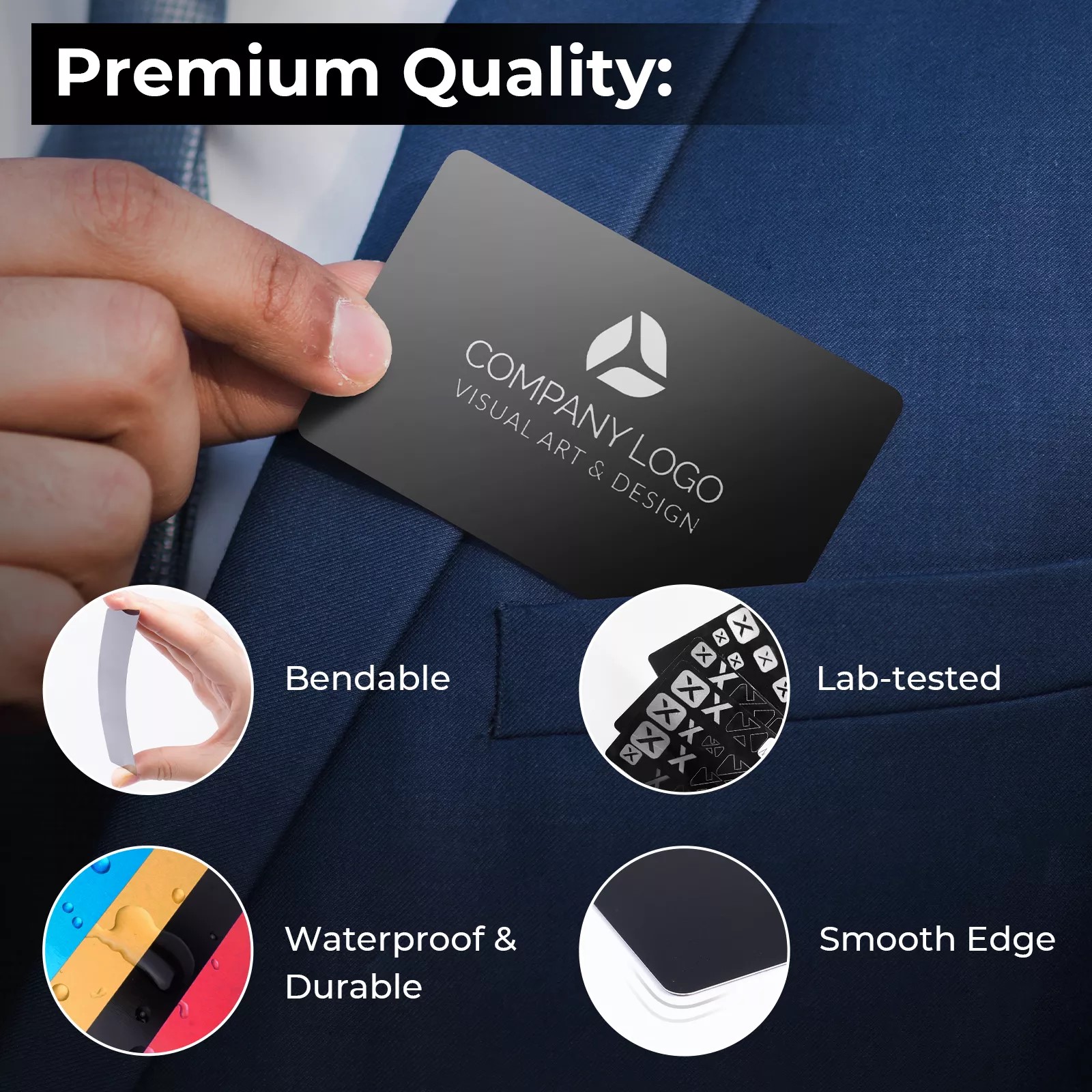 Carte de vizita din aluminiu anodizat 1 Carte de vizită din aluminiu anodizat